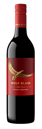 Wolf Blass red label shiraz